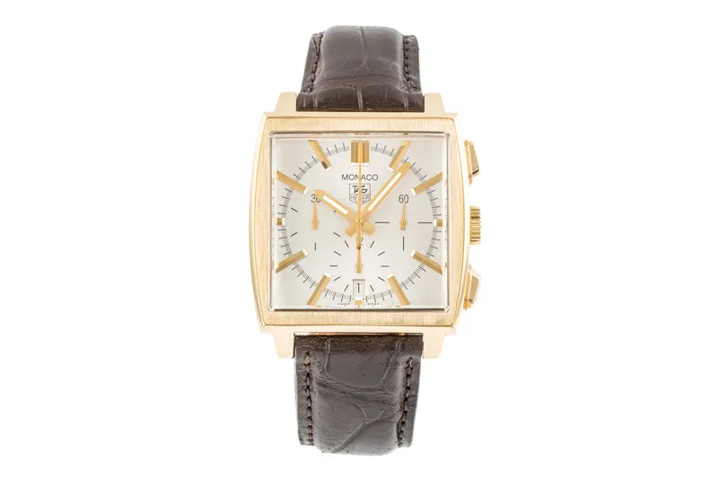 Tag Heuer Monaco chronograph 18 ct gold automatic men's watch CW5140 [2300486]