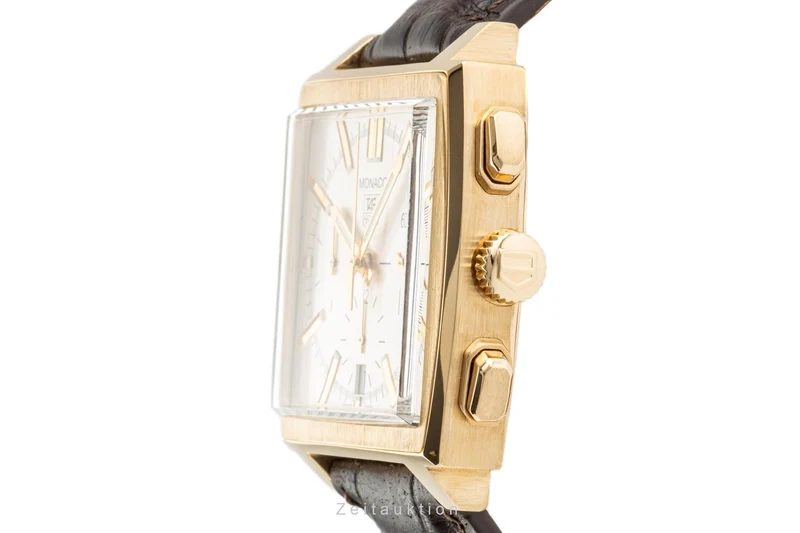 Tag Heuer Monaco chronograph 18 ct gold automatic men's watch CW5140 [2300486]