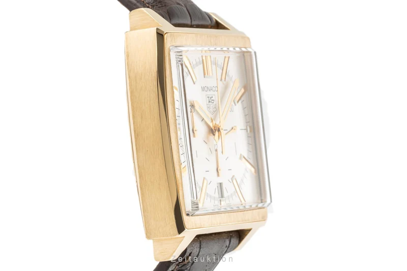 Tag Heuer Monaco chronograph 18 ct gold automatic men's watch CW5140 [2300486]