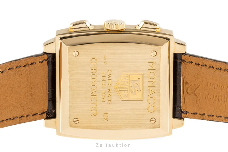 Tag Heuer Monaco chronograph 18 ct gold automatic men's watch CW5140 [2300486]