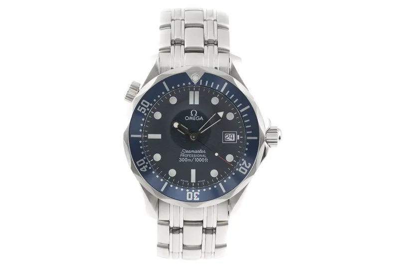 Omega Seamaster steel quartz men's watch 2561.80.00, 196.1522 [2300453]