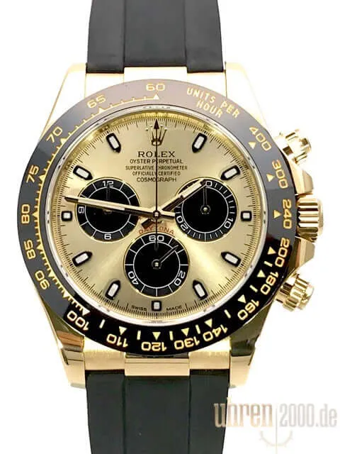 Rolex Daytona 116518LN Gelbgold Oysterflex aus 2018