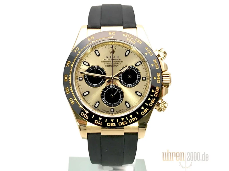 Rolex Daytona 116518LN Gelbgold Oysterflex aus 2018