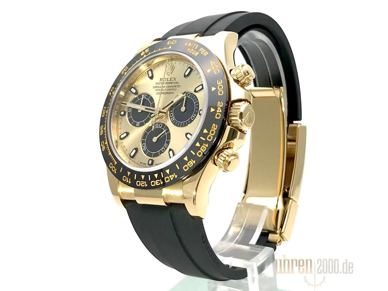 Rolex Daytona 116518LN Gelbgold Oysterflex aus 2018