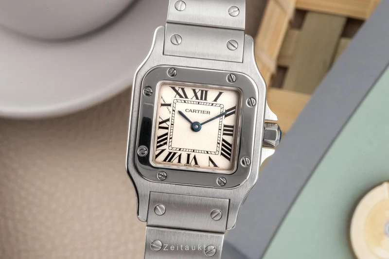 Cartier Santos steel quartz women's watch 1565 LP: 3700EUR [2300082]