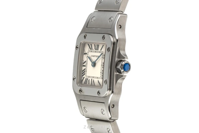 Cartier Santos steel quartz women's watch 1565 LP: 3700EUR [2300082]