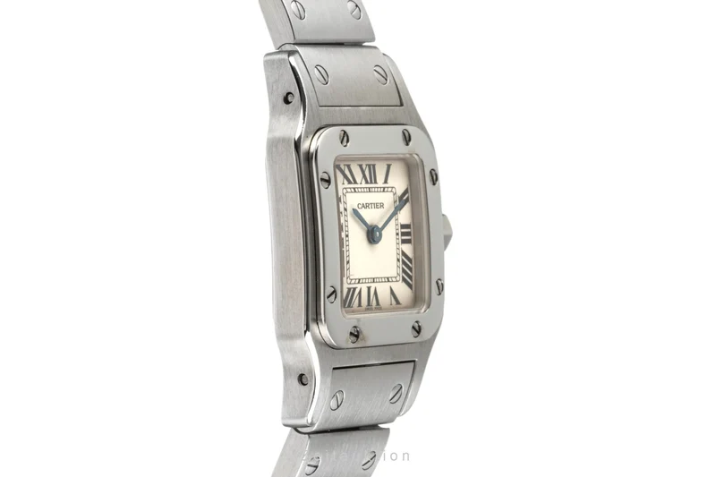 Cartier Santos steel quartz women's watch 1565 LP: 3700EUR [2300082]