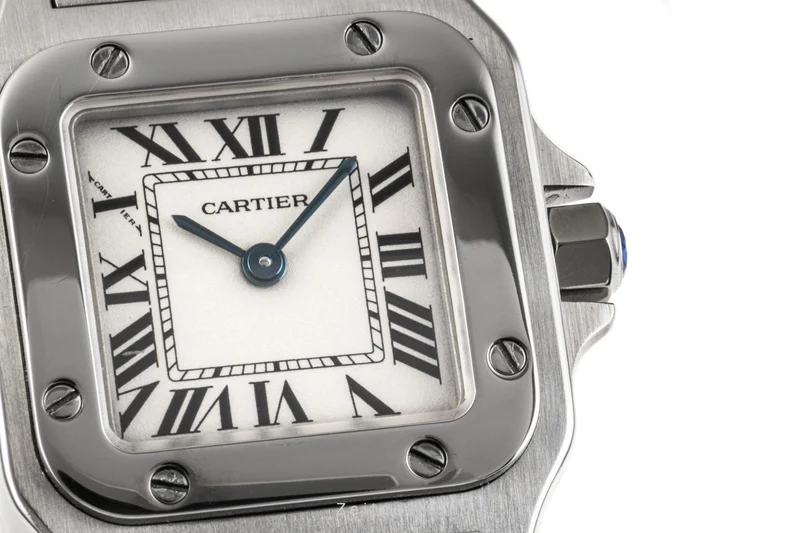 Cartier Santos steel quartz women's watch 1565 LP: 3700EUR [2300082]