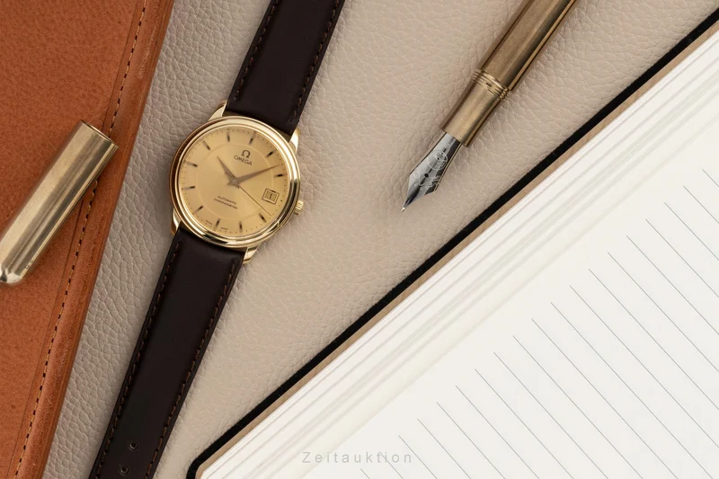 Omega De Ville 18 ct gold automatic men's watch 166.1050,168.1050, 366.1050, 4600.11.02 LP: 13400EUR [2300073]