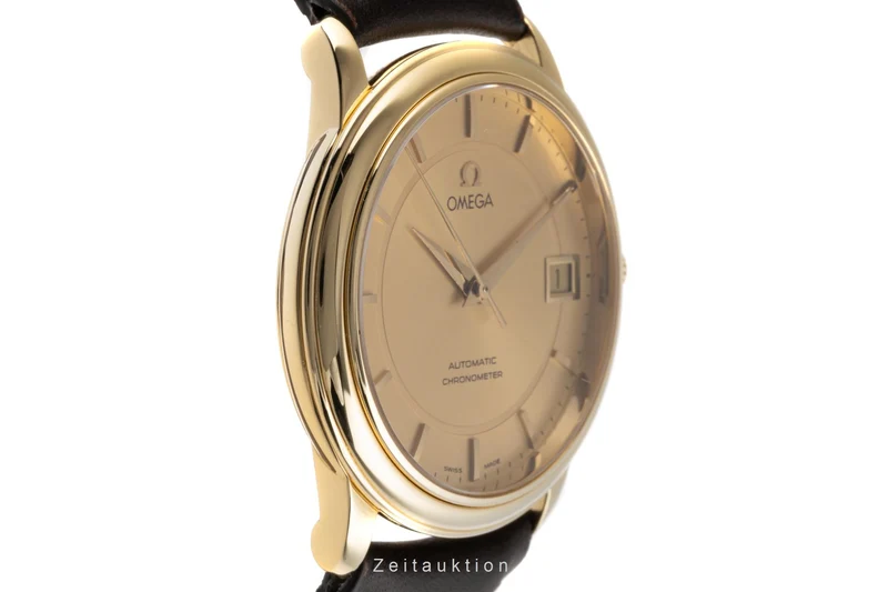 Omega De Ville 18 ct gold automatic men's watch 166.1050,168.1050, 366.1050, 4600.11.02 LP: 13400EUR [2300073]