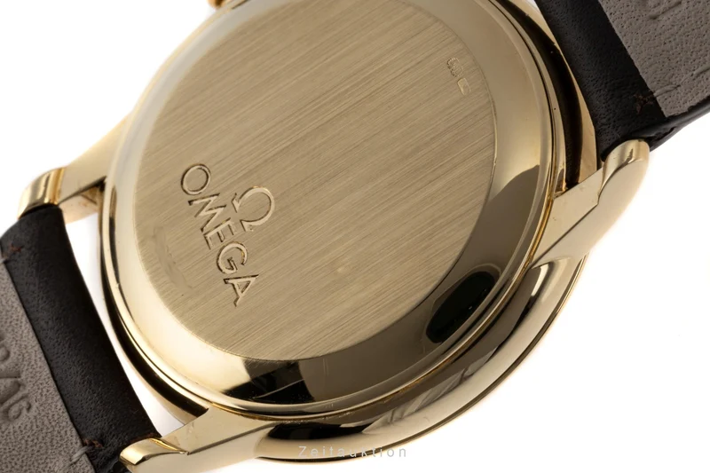 Omega De Ville 18 ct gold automatic men's watch 166.1050,168.1050, 366.1050, 4600.11.02 LP: 13400EUR [2300073]
