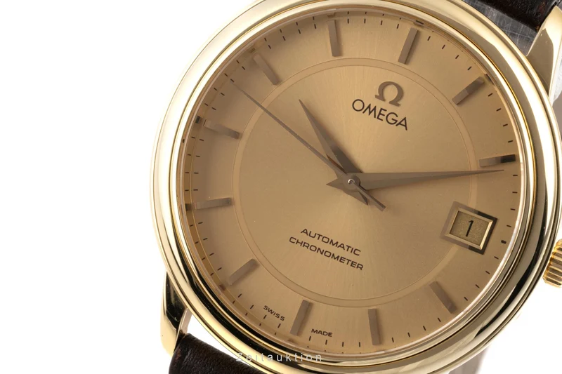 Omega De Ville 18 ct gold automatic men's watch 166.1050,168.1050, 366.1050, 4600.11.02 LP: 13400EUR [2300073]