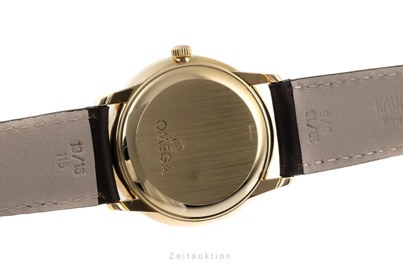 Omega De Ville 18 ct gold automatic men's watch 166.1050,168.1050, 366.1050, 4600.11.02 LP: 13400EUR [2300073]