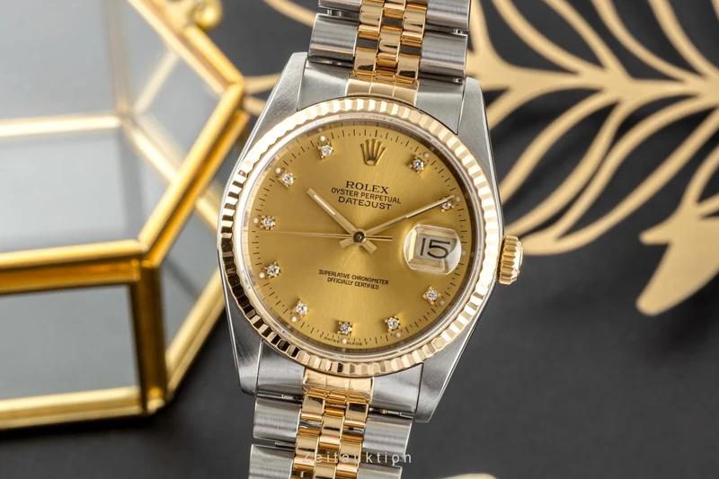 Rolex Datejust steel / gold automatic men's watch 16233 LP: 14400EUR [2300063]