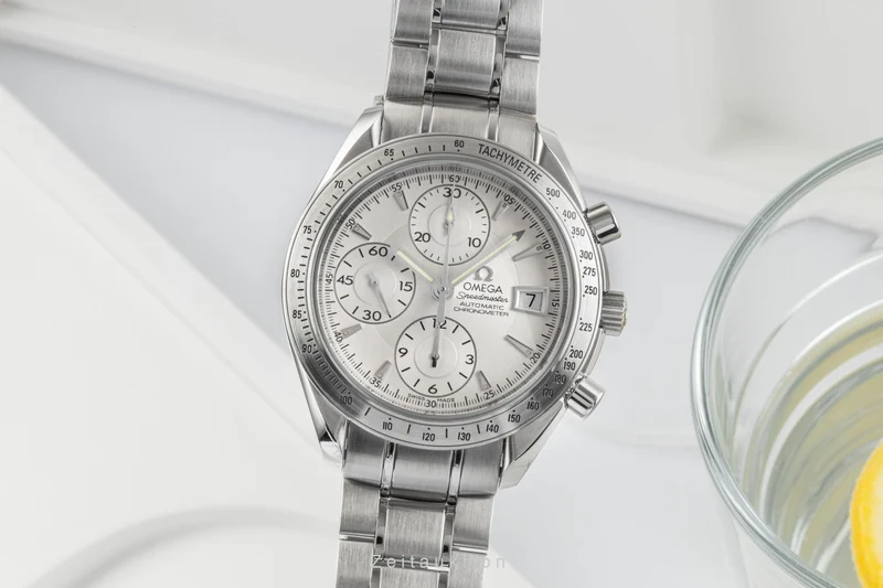 Omega Speedmaster chronograph steel automatic men's watch 178.0055, 3211.30.00 LP: 5900EUR [2300040]