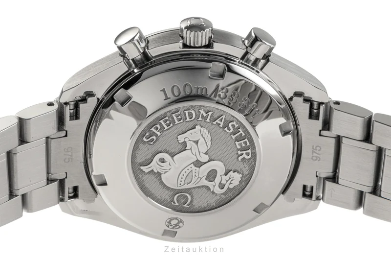 Omega Speedmaster chronograph steel automatic men's watch 178.0055, 3211.30.00 LP: 5900EUR [2300040]