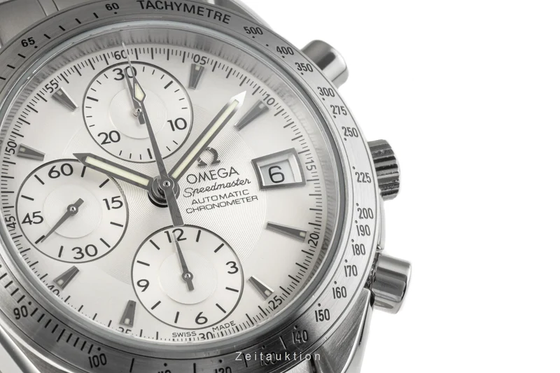 Omega Speedmaster chronograph steel automatic men's watch 178.0055, 3211.30.00 LP: 5900EUR [2300040]