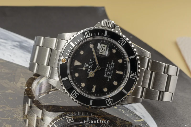 Rolex Submariner steel automatic men's watch 16800 [2303043]