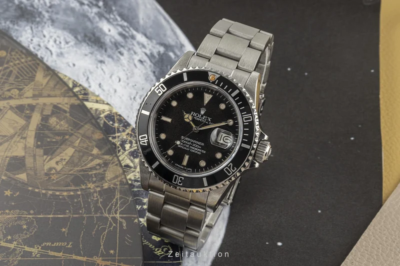 Rolex Submariner steel automatic men's watch 16800 [2303043]