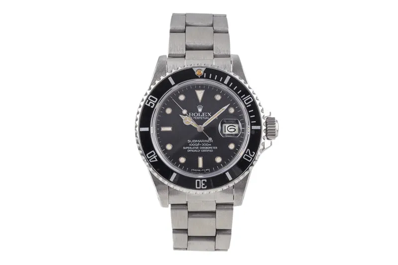 Rolex Submariner steel automatic men's watch 16800 [2303043]