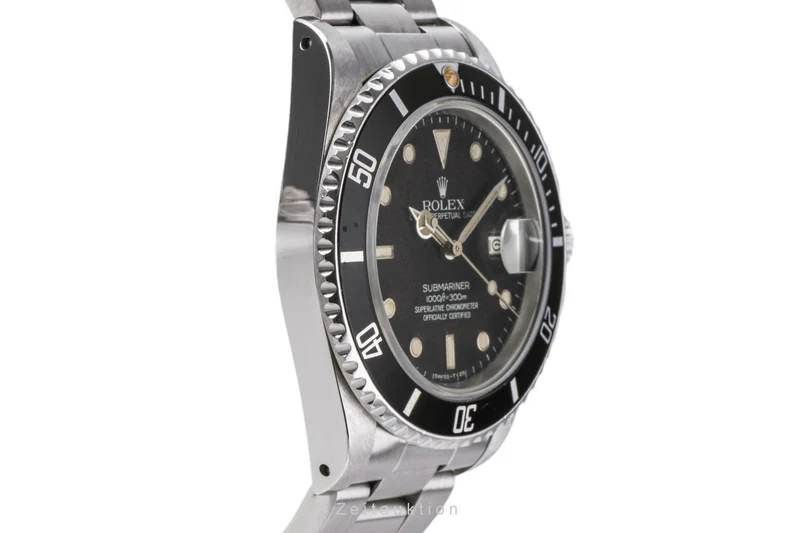 Rolex Submariner steel automatic men's watch 16800 [2303043]