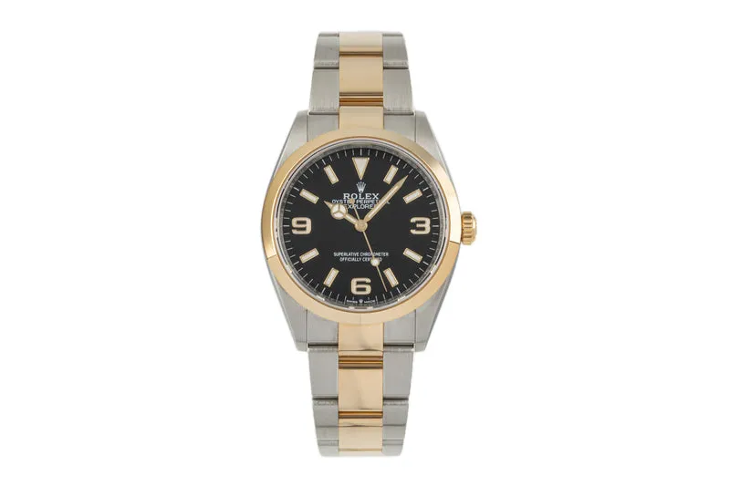 Rolex Explorer steel / gold automatic men's watch 124273 LP: 11550EUR [2303033]