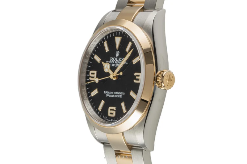 Rolex Explorer steel / gold automatic men's watch 124273 LP: 11550EUR [2303033]