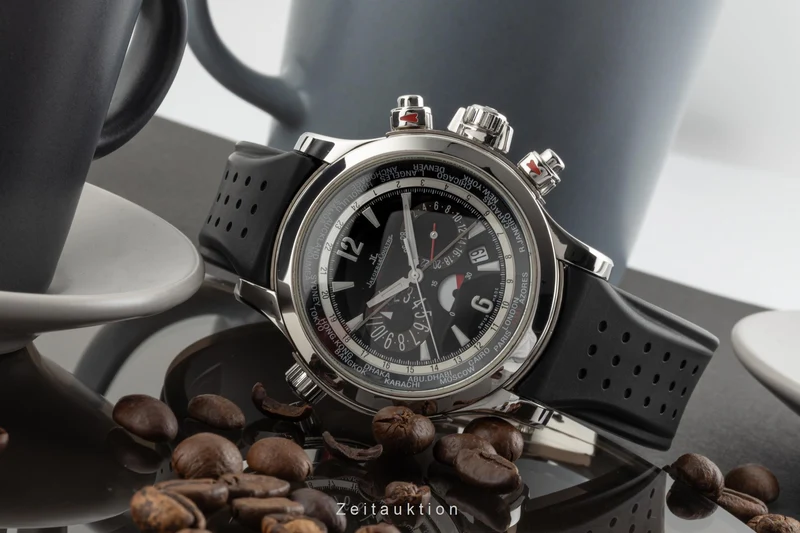 Jaeger LeCoultre Master Compressor chronograph steel / titanium automatic men's watch 150.8.22 [2301864]