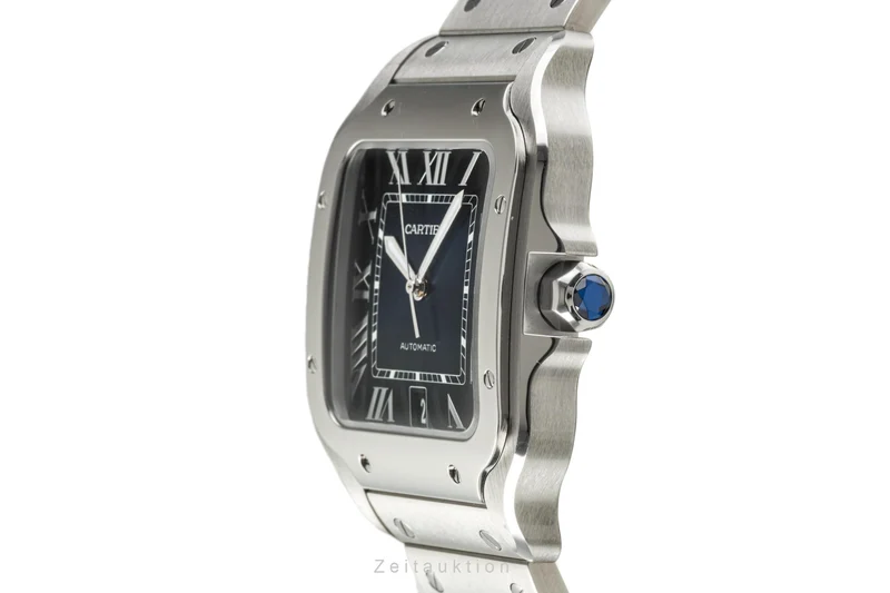 Cartier Santos steel automatic men's watch WSSA0030 LP: 8300EUR [2301856]