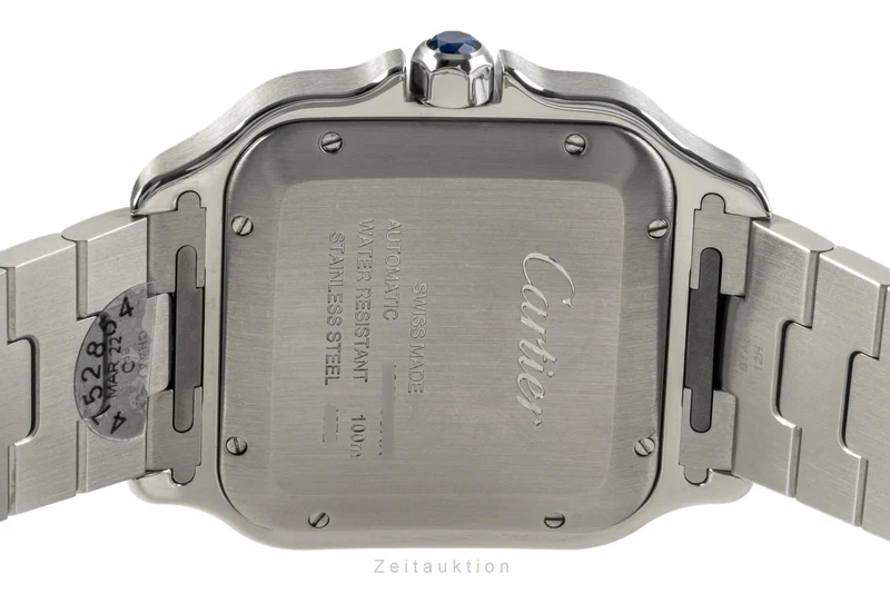 Cartier Santos steel automatic men's watch WSSA0030 LP: 8300EUR [2301856]
