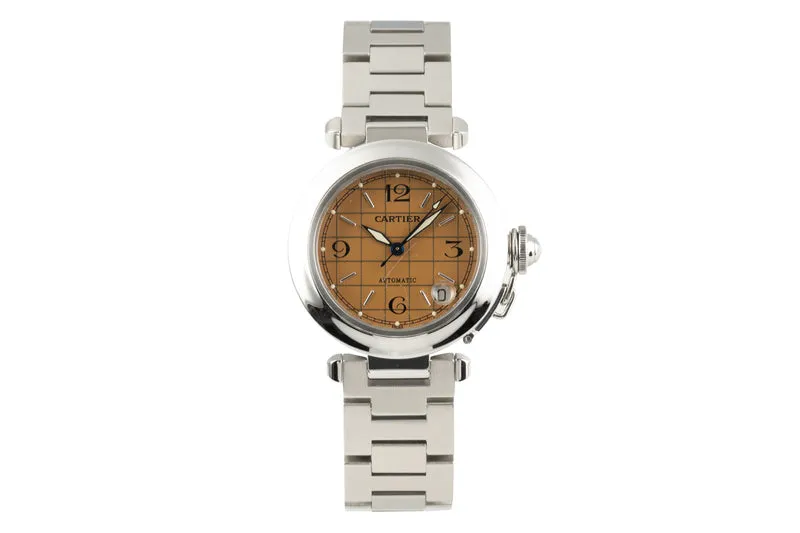 Cartier Pasha steel automatic men's watch 2324 LP: 6800EUR [2302037]