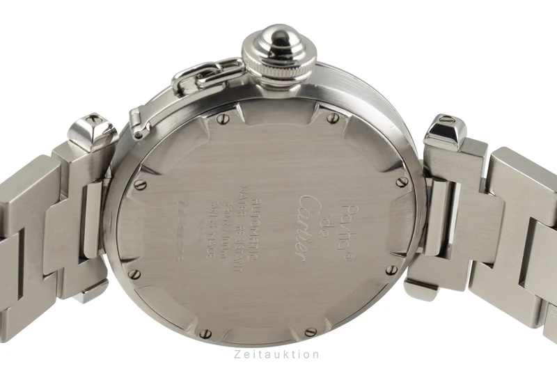 Cartier Pasha steel automatic men's watch 2324 LP: 6800EUR [2302037]