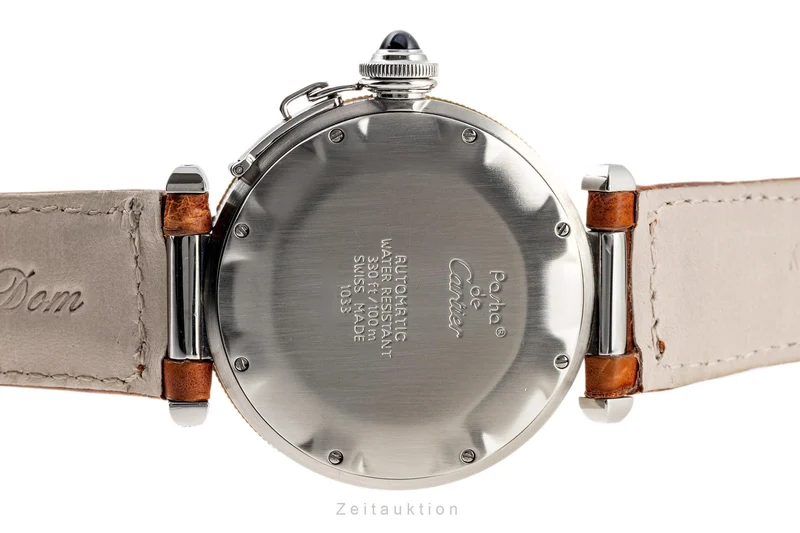 Cartier Pasha steel / gold automatic men's watch W3101255 1033 [2302035]