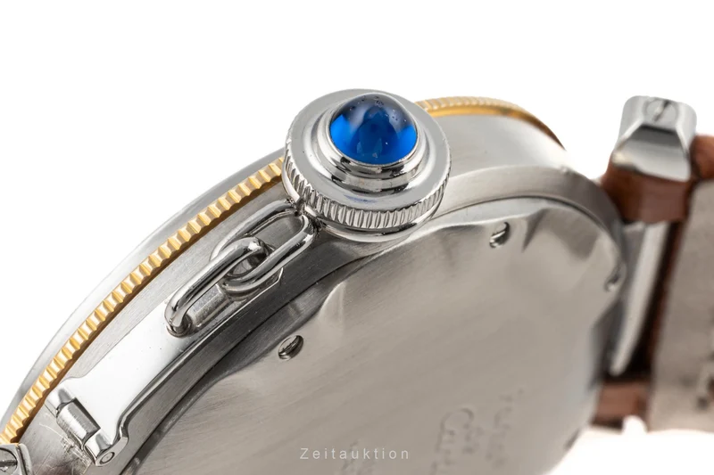 Cartier Pasha steel / gold automatic men's watch W3101255 1033 [2302035]