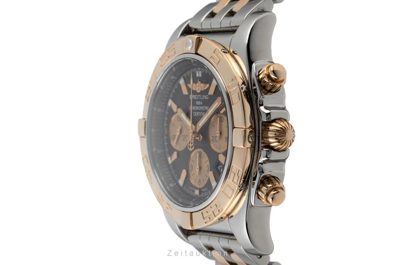 Breitling Chronomat 44 chronograph steel / gold automatic men's watch CB0110 LP: 12950EUR [2301990]