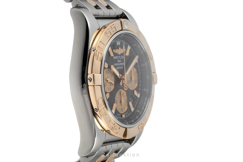 Breitling Chronomat 44 chronograph steel / gold automatic men's watch CB0110 LP: 12950EUR [2301990]