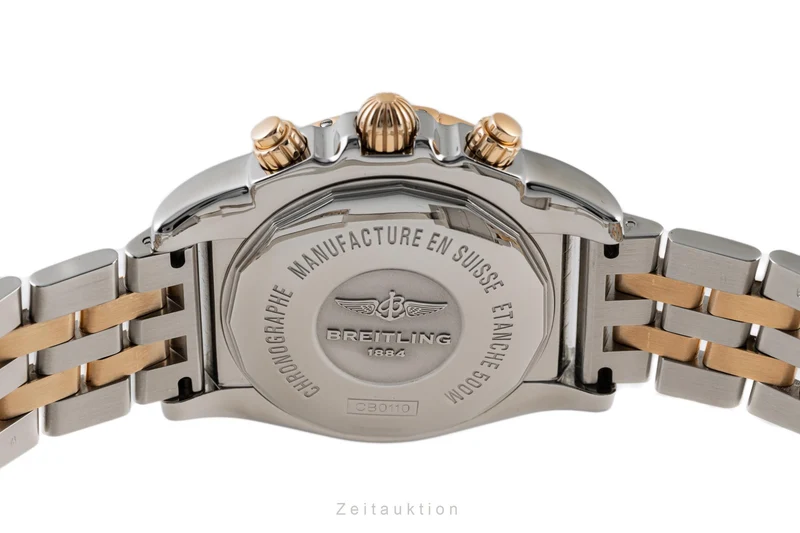 Breitling Chronomat 44 chronograph steel / gold automatic men's watch CB0110 LP: 12950EUR [2301990]