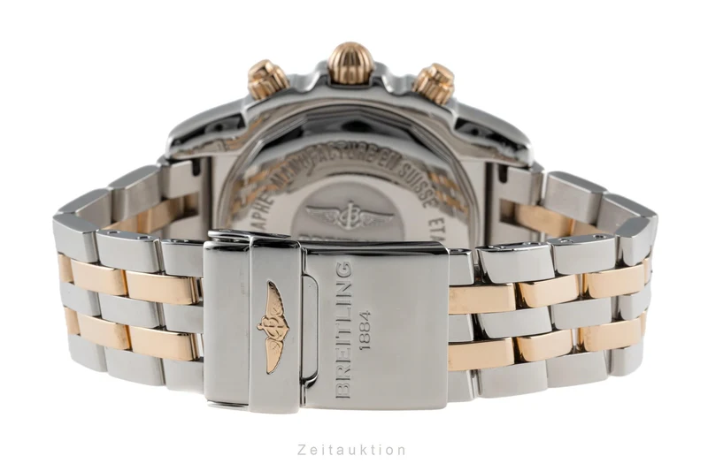 Breitling Chronomat 44 chronograph steel / gold automatic men's watch CB0110 LP: 12950EUR [2301990]
