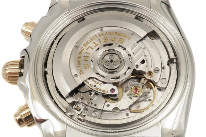Breitling Chronomat 44 chronograph steel / gold automatic men's watch CB0110 LP: 12950EUR [2301990]