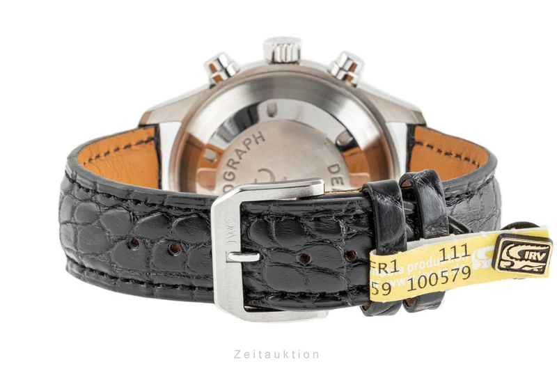 IWC Fliegeruhr chronograph steel automatic men's watch 3713 LP: 8300EUR [2301989]