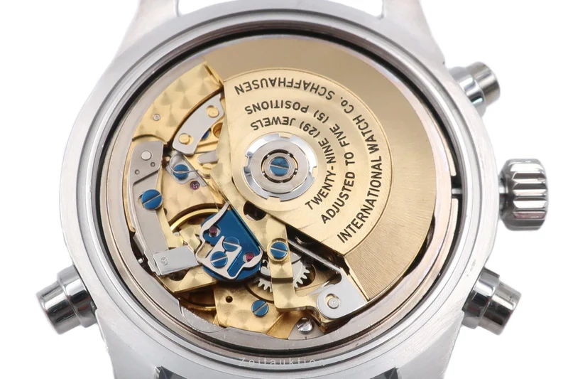 IWC Fliegeruhr chronograph steel automatic men's watch 3713 LP: 8300EUR [2301989]
