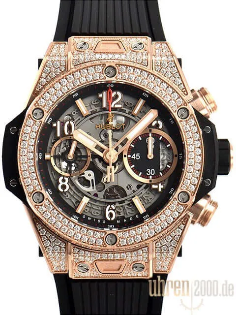 Hublot Big Bang Unico King Gold 42 Pave 441.OX.1180.RX.1704