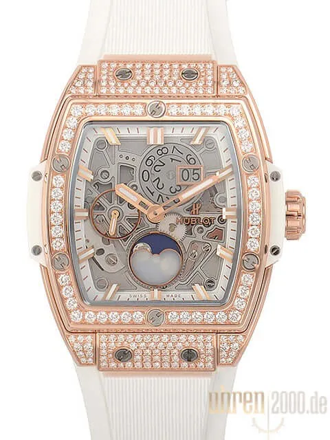 Hublot Spirit of Big Bang Moonphase King Gold White Pave 647.OE.2080.RW.1604