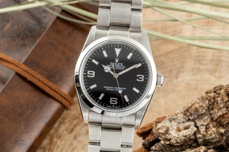 Rolex Explorer steel automatic men's watch 114270 [2300399]