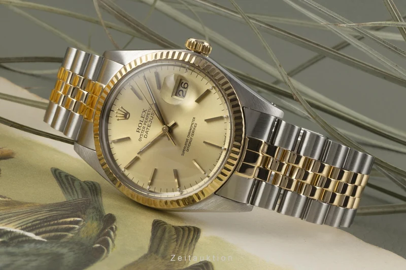 Rolex Datejust steel / gold automatic men's watch 16013 [2300397]