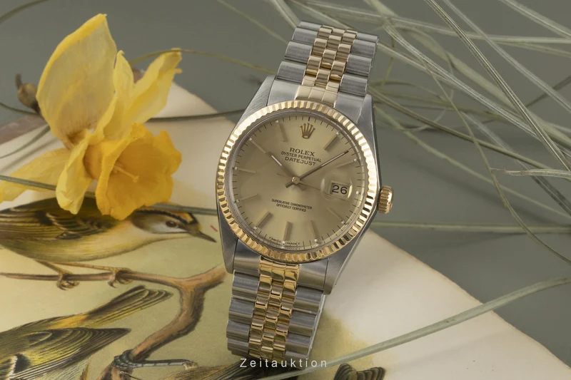 Rolex Datejust steel / gold automatic men's watch 16013 [2300397]