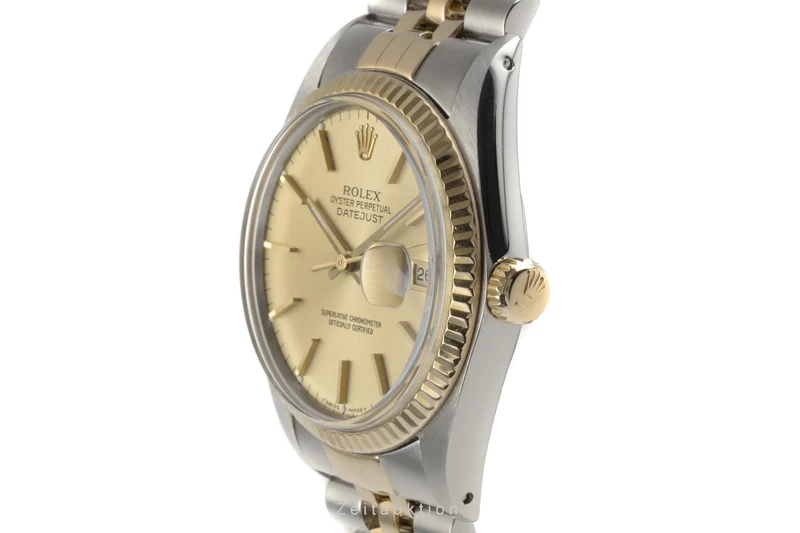 Rolex Datejust steel / gold automatic men's watch 16013 [2300397]