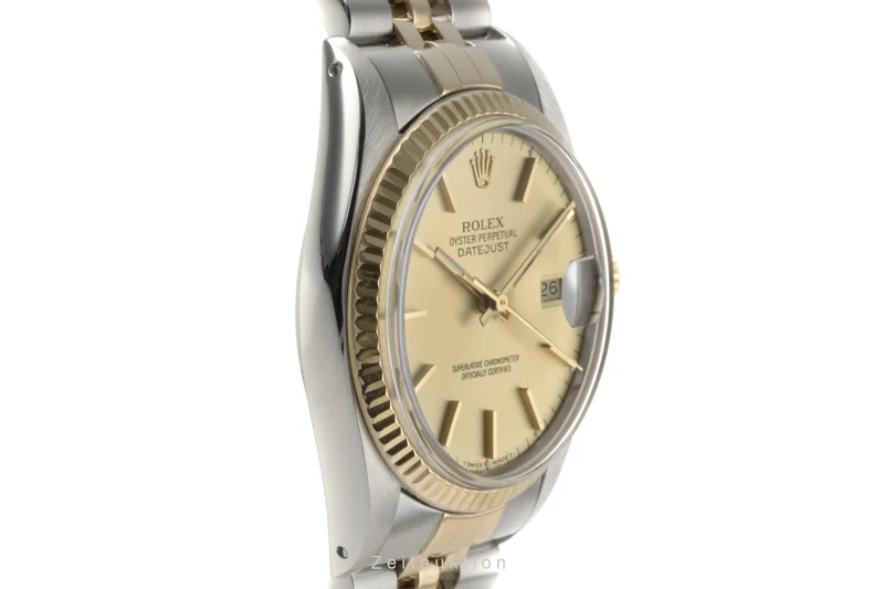 Rolex Datejust steel / gold automatic men's watch 16013 [2300397]