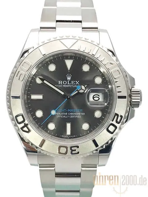 Rolex Yacht-Master 116622 Edelstahl Platin Rhodium aus 2016 LC100
