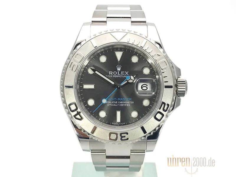 Rolex Yacht-Master 116622 Edelstahl Platin Rhodium aus 2016 LC100